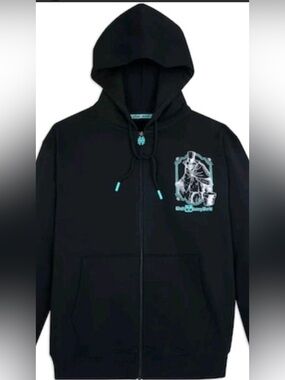 Disney Parks HAUNTED MANSION DISNEYLAND -Glow-in-the-Dark- Zip Hoodie NWT